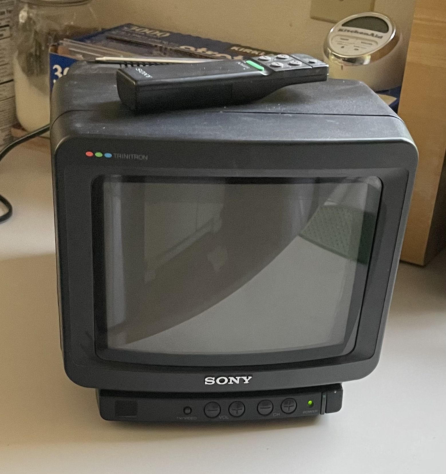 SONY Trinitron 8" Color TV Model KV-8AD10