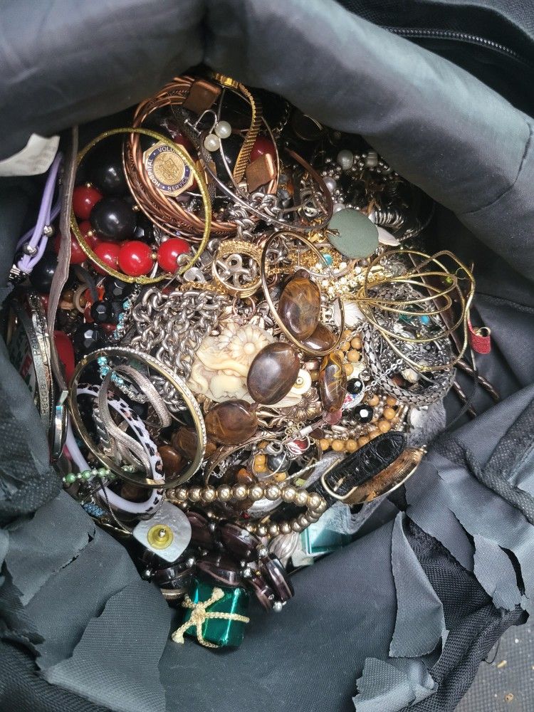 Back Pack Full If Costume Jewlery