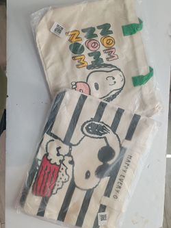 Snoopy Canvas Tote Bags