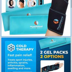 Envoltura de bolsa de hielo para muñeca, terapia de frío para alivio instantáneo del dolor y tratamiento del túnel carpiano, tendinitis, lesiones, hin