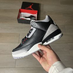 NEW Black Cement 3s (2024)Sz 9 