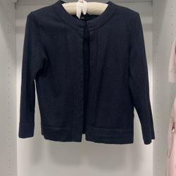 Banana Republic Cropped Navy Cardigan Size Small