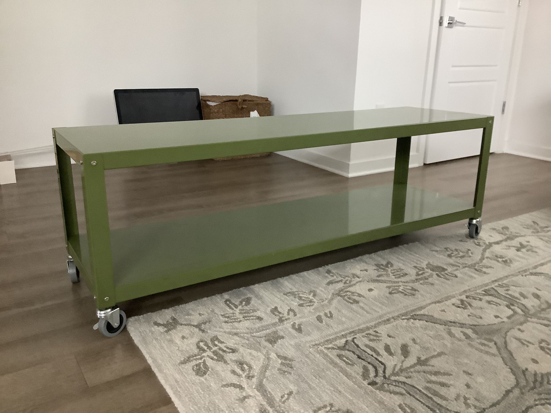 Cb2 rolling media console deals