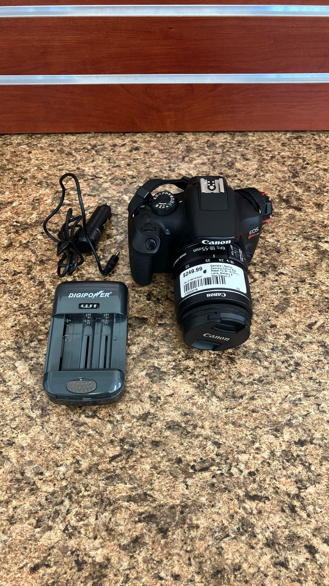 Camera Optics Canon Eos Rebel T6
