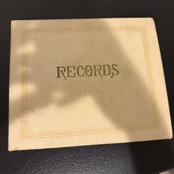 Book Of Vintage Records (13 Total) 