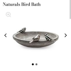Mackenzie Childs Bird Bath 