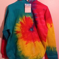 NWT Colortone SM. Tie Dye Hoodies 