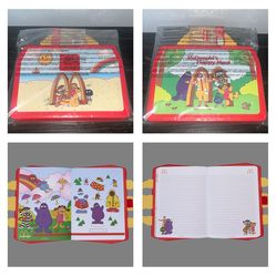LOUNGEFLY McDonald’s VINTAGE LUNCHBOX JOURNAL w/ Lined paper & Sticky Notes inside (NWT)