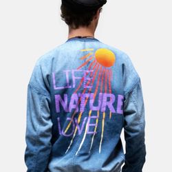 Free City LNL Satin Glass-Cloud Bomber Indigo 2