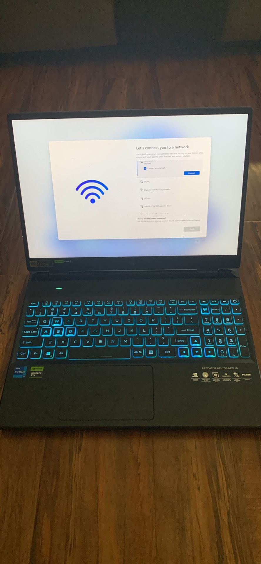 Predator Helios Neo 16 Gaming Laptop