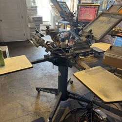 4 Head Screen Printer