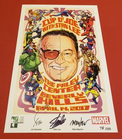 Cup O Joe Limited Marvel Poster Print SIGNED x3 Stan Lee, Joe Quesada, and  Mayhew Mayhew for Sale in Issaquah, WA - OfferUp