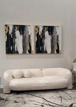 TOV Furniture Amelie Faux Fur Sofa