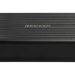 Kicker 47KEY500.1 Compact mono subwoofer amplifier with automatic tuning DSP — 500 watts RMS at 1 ohm