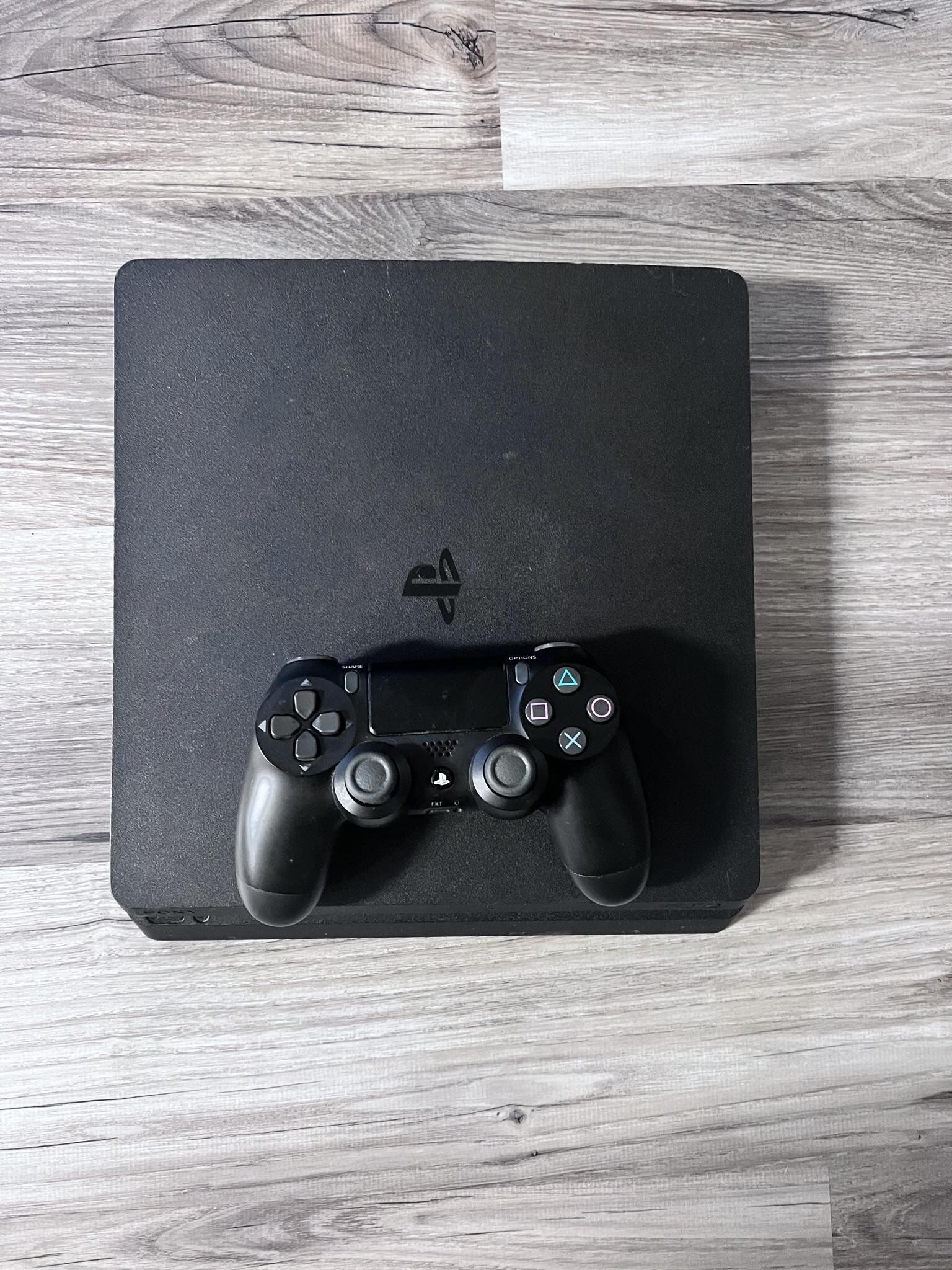 PS4, PS4 Controller, & Cords (GENTLY USED)