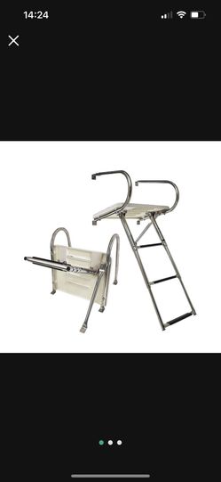 Swim Telescoping & Swiveling Boat Ladder NEW
