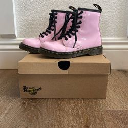 Dr Martens Pink Boots US Size 11 Kids 