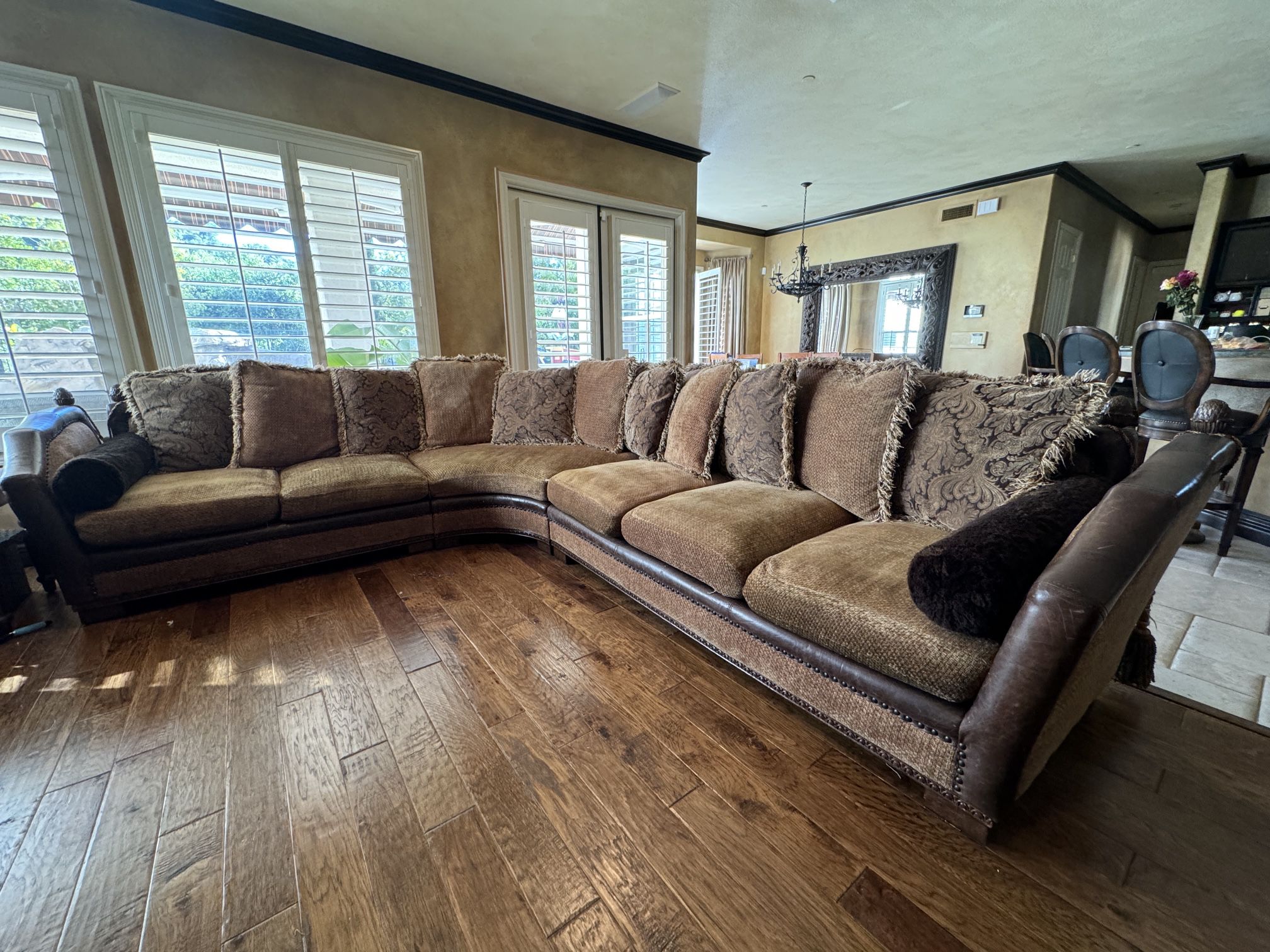 Custom Designer - Oversized Chenille Couch