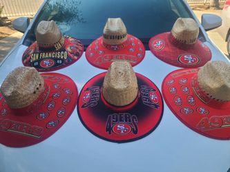 49ers Straw Hat