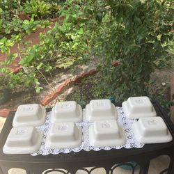 Set Of 8 Godinger Individual Casserole Dishes