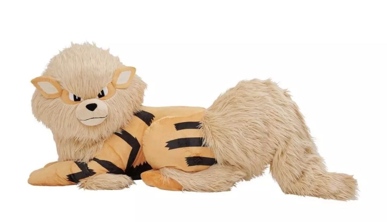 Pokemon Center Arcanine Plush Doll