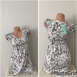 NWT white black dress JJ Authentic Sz XS/ S 