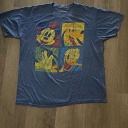 Black T-Shirt Size:Large Disney Mickey Mouse