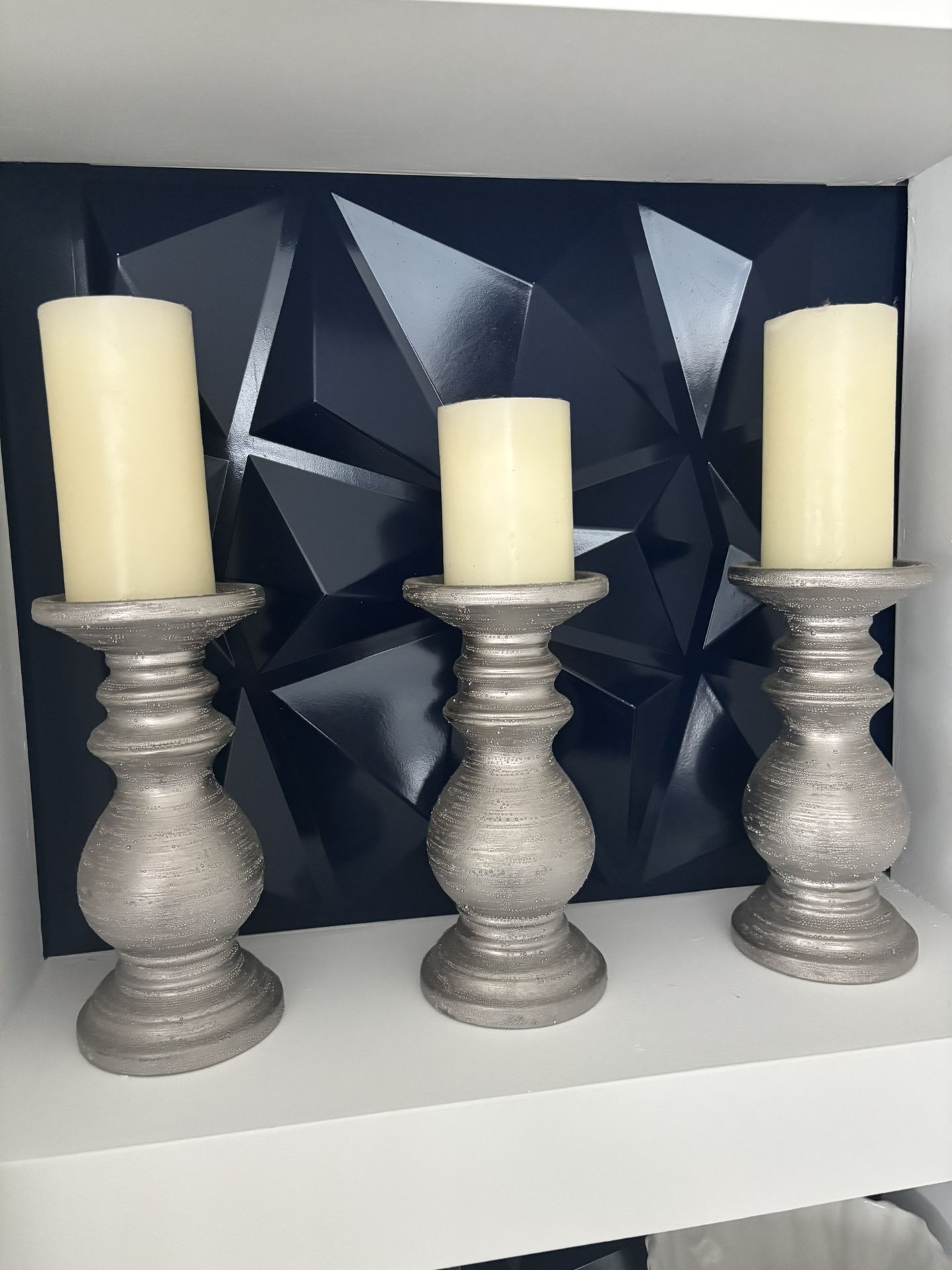 3 X Z Gallerie Candle Holders