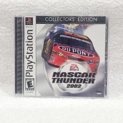 PS1 NASCAR Thunder 2002 (PlayStation 1) Collectors Edition CIB COMPLETE & TESTED