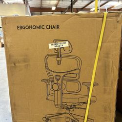 Newtral - Ergonomic High Back Mesh Office Chair with Headrest - Black