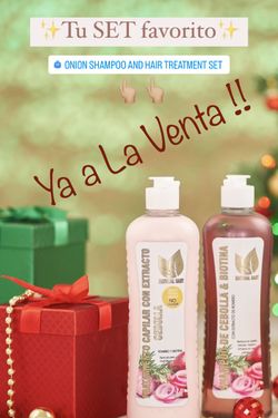 Onion shampoo and Hair Treatment Set