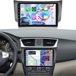10” Touchscreen Car Stereo for Nissan Sentra 2013–2017 – Apple CarPlay & Android Auto