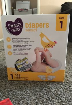 Size 1 diapers 168 pack