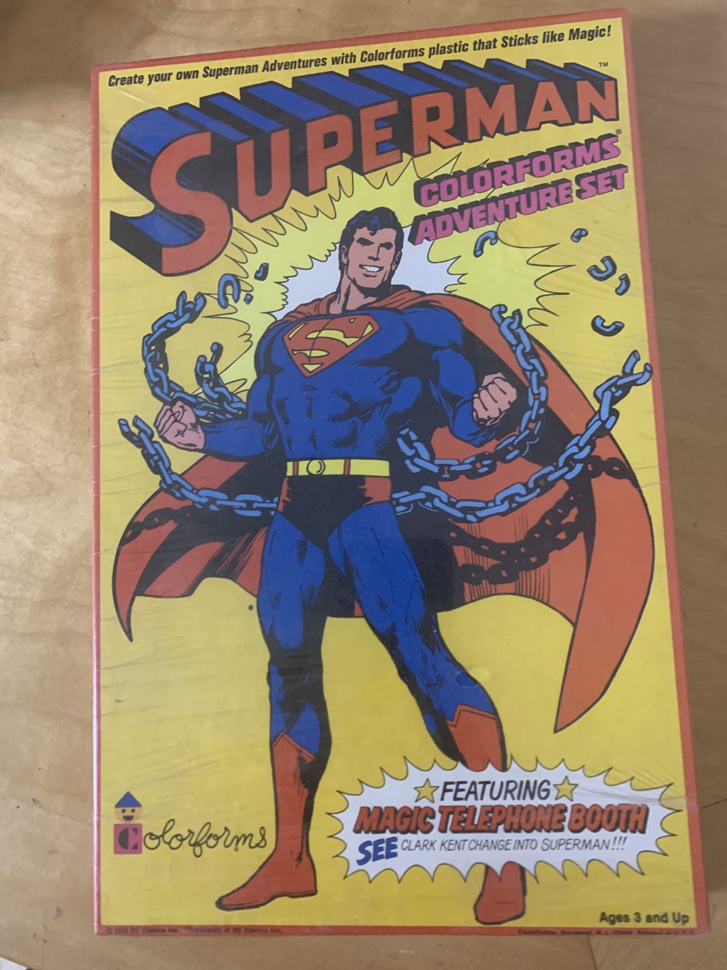 1978 Superman Color Forms Unopened