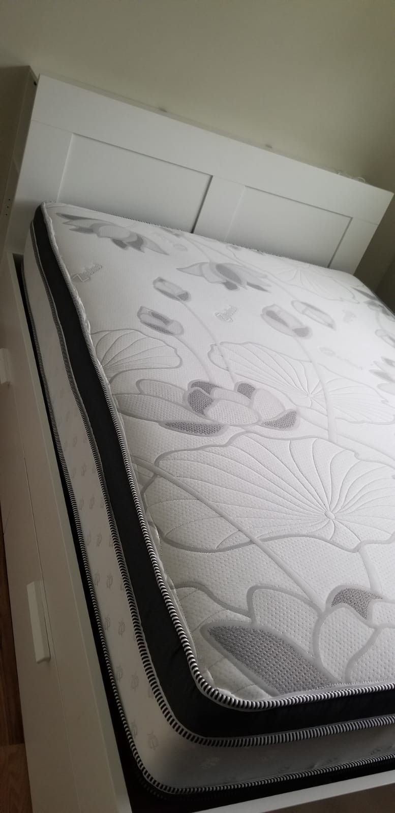 Queen mattress brand new with box frame