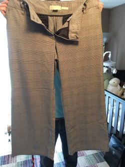 Michael kors plaid business pants