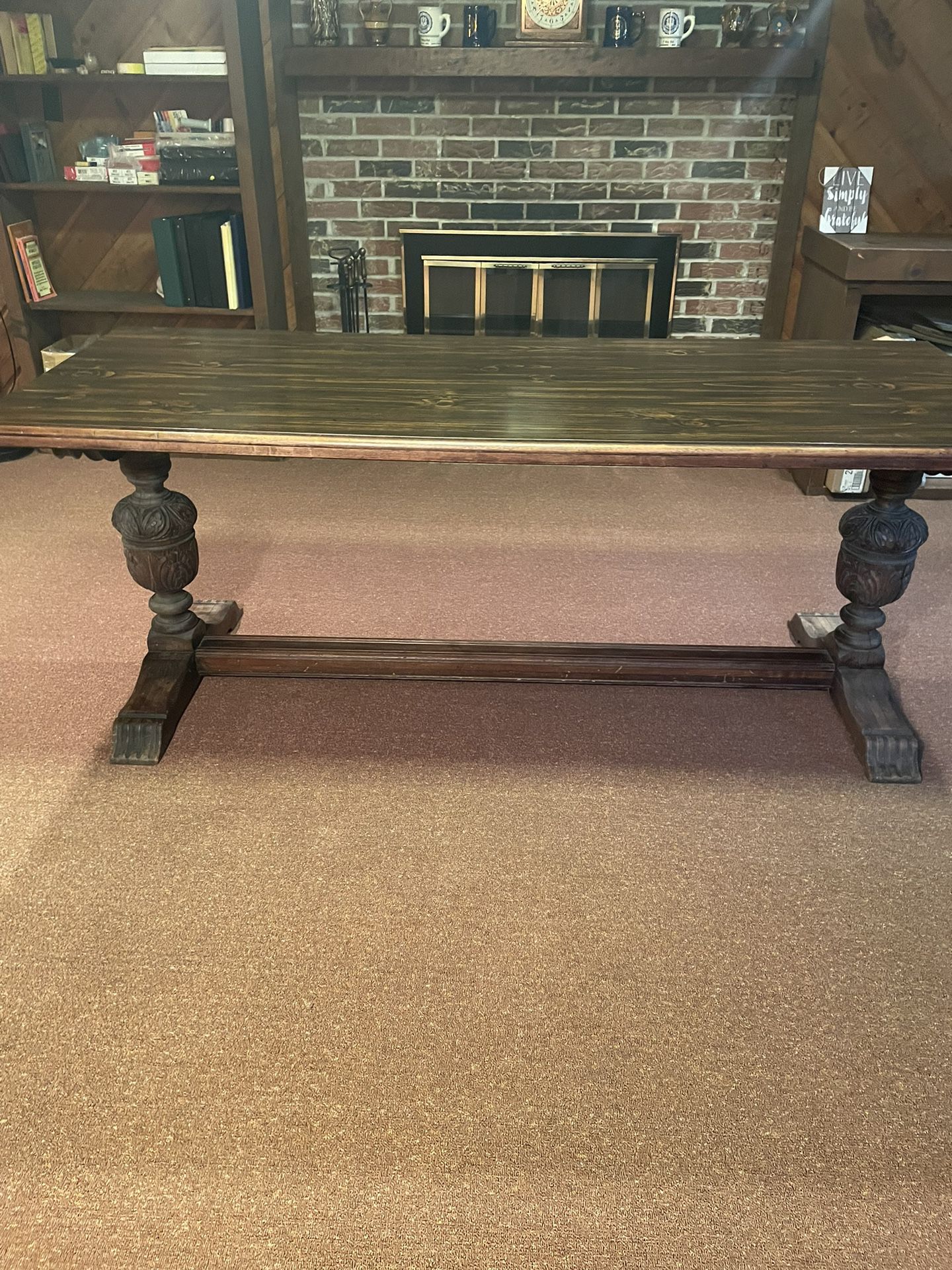 Antique Table/conference Table 