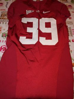 Alabama GAME WORN Jersey (Ty Pennington) w/COA! RARE!