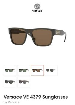 Mens Versace VE 4379 Sunglasses