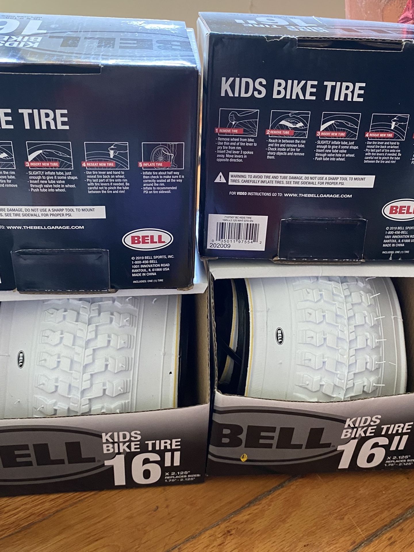 16in White Hell Tires