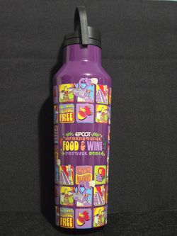 2024 Disney Epcot Food And Wine Festival Figment Corkcicle Tumbler NEW