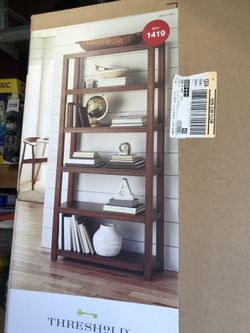 Bookshelf 5 shelf bookcase (in box) reg price 225.00 FRIM
