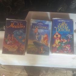 Old Disney VHS Movies 