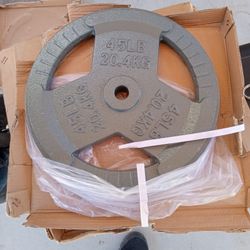 45 Pound Plates  