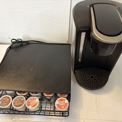 Keurig Coffee Maker And Storage