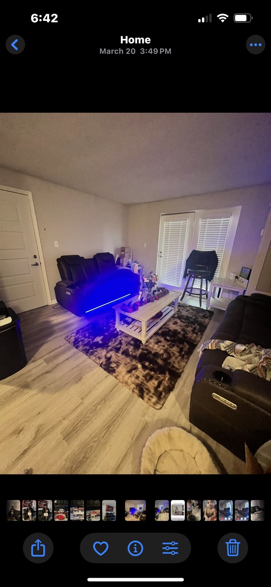 LED Couch Set