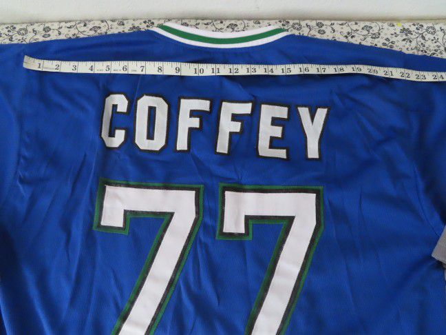 Vintage Rare NHL Hartford Whalers Blue Hockey Jersey paul coffey for Sale  in Mustang Ridge, TX - OfferUp