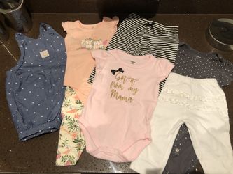 Girls Size 3-6 months Clothes Outfits Cute!