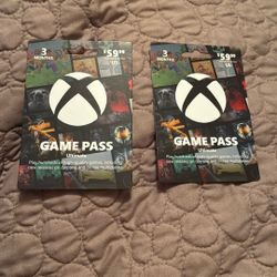 2 Three Month Xbox Ultimate Game Passes