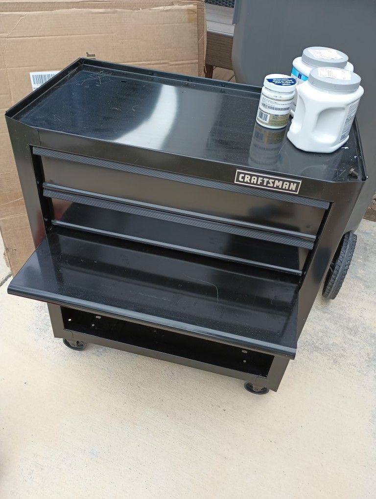 Tool Chest With Wheels - $40